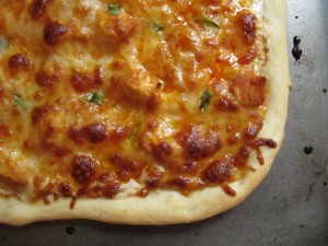 Buffalo Chicken Pizza Recipe from bakedbyrachel.com