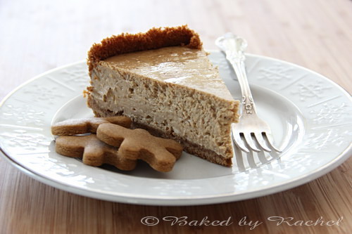 Gingerbread Cheesecake Recipe from bakedbyrachel.com