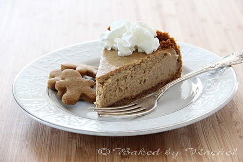 Gingerbread Cheesecake Recipe from bakedbyrachel.com