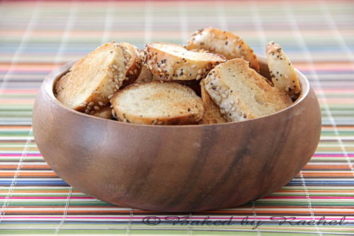 Bagel Chips - bakedbyrachel.com