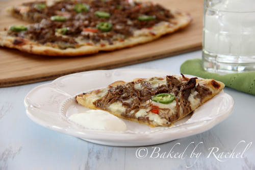 carnitas pizza - baked by rachel