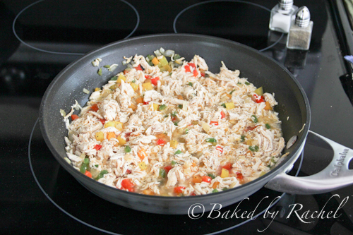 white chicken enchiladas - baked by rachel