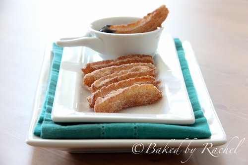 fried churros - baked by rachel