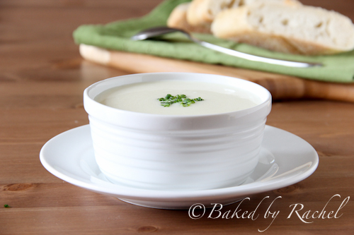 Vichyssoise (Potato and Leek Soup) - Baked by Rachel
