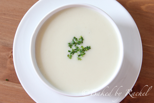 Vichyssoise (Potato and Leek Soup) - Baked by Rachel