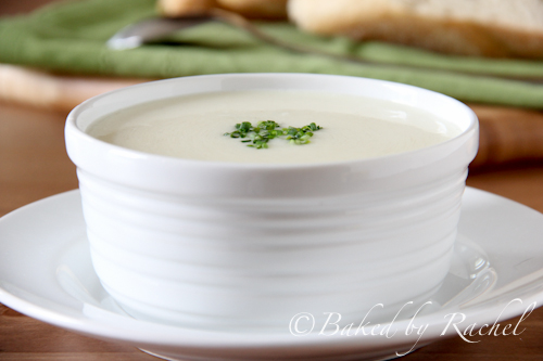 Vichyssoise (Potato and Leek Soup) - Baked by Rachel