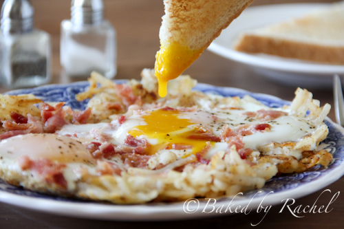 Hash Brown Egg Skillet - Baked by Rachel
