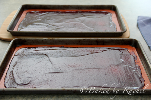 Cherry Fruit Leather - Baked by Rachel