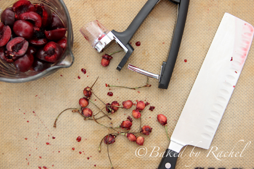 Skillet Cherry Peach Pies - bakedbyrachel.com