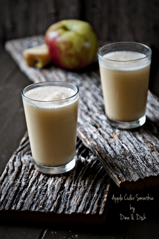 Apple Cider Smoothie by Dine and Dish - bakedbyrachel.com