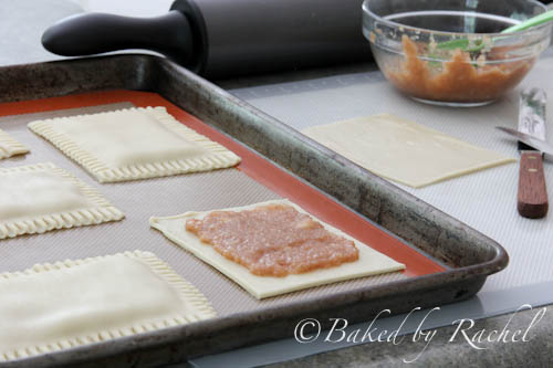 Apple Cinnamon Pop-Tarts with Caramel Icing - bakedbyrachel.com