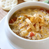 Slow Cooker Chicken Tortilla Soup - bakedbyrachel.com