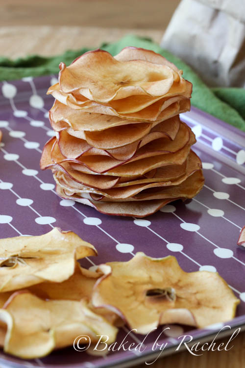 Maple Apple Chips - bakedbyrachel.com