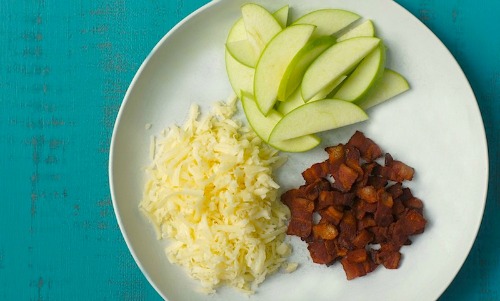 Apple Cheddar And Bacon Quesadillas