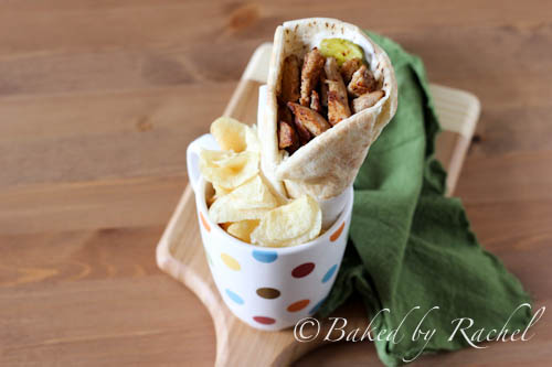 Spiced Shawarma Chicken Wraps - bakedbyrachel.com