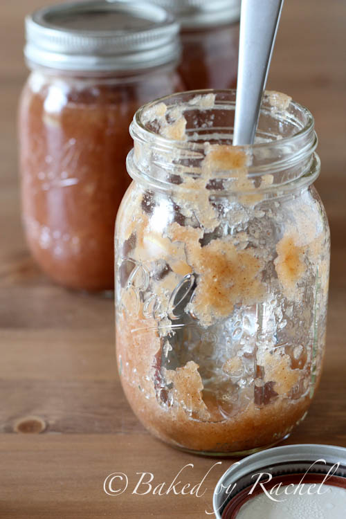 Slow Cooker Cinnamon Applesauce - bakedbyrachel.com