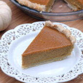 Jamaican Spiced Pumpkin Pie - bakedbyrachel.com