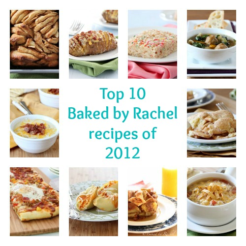 Top 10 Recipes of 2012 from bakedbyrachel.com