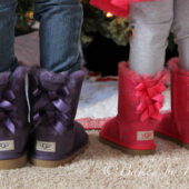 UGG Australia Bailey Bow Girls Boots Giveaway - bakedbyrachel.com