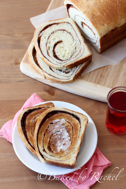 Cinnamon Swirl Bread Recipe - bakedbyrachel.com