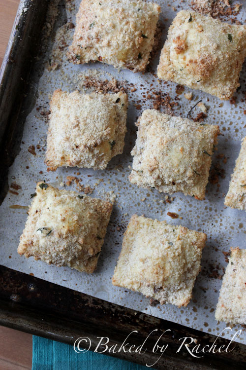 Crispy Baked Ravioli Recipe - bakedbyrachel.com