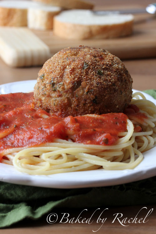 Chicken Parm Meatballs Recipe - bakedbyrachel.com