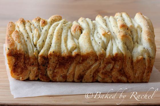 Garlic and Herb Pull Apart Bread Recipe - bakedbyrachel.com
