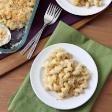 Two Cheese Macaroni Recipe - bakedbyrachel.com