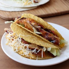 Barbecue Chicken Tacos Recipe - bakedbyrachel.com