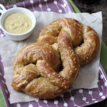 Soft Guinness Pretzels with Sea Salt Recipe - bakedbyrachel.com