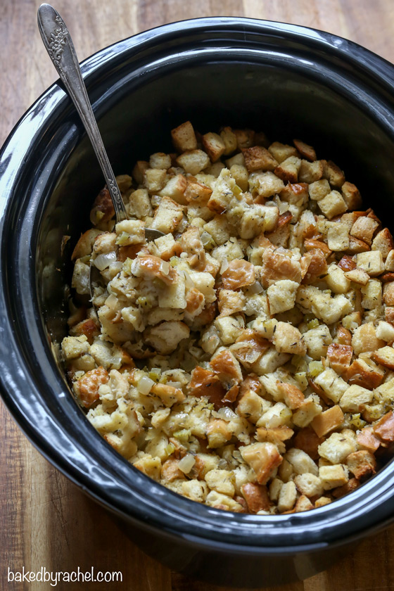 What is a recipe for classic bread stuffing?