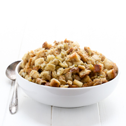 Slow cooker classic bread stuffing recipe from @bakedbyrachel. A great way to save valuable oven space!