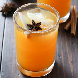 Easy homemade apple cider margarita recipe from @bakedbyrachel