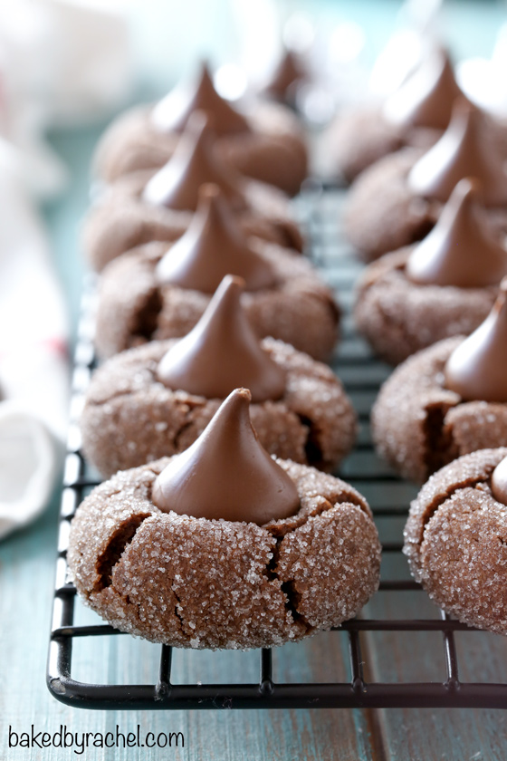 Baked by Rachel » Chocolate Kiss Cookies