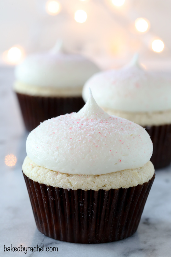 Baked by Rachel » White Chocolate Peppermint Cupcakes Baked by Rachel » White Chocolate Peppermint Cupcakes